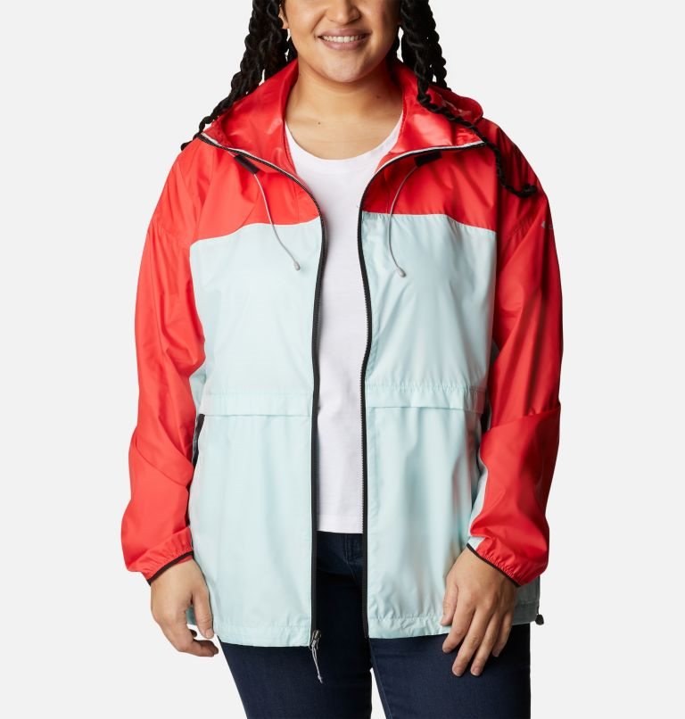 Jacheta Columbia Alpine Chill Windbreaker Dama Rosii Verde Menta | Plus Size XW1S8Q790